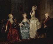 TISCHBEIN, Johann Heinrich Wilhelm Portrat der Grafin Saltykowa und ihrer Familie Sweden oil painting artist